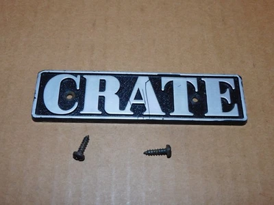 Placa de identificação de plástico emblema logotipo amplificador de caixa - Imagem 1 de 3