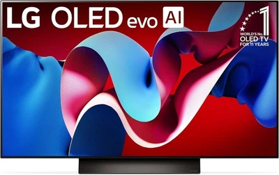 LG 48 Inch Class OLED evo C4 Series Smart TV 4K Processor (2024) - OLED48C4PUA - Image 1 of 2
