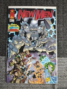1995 Image Comics / New Men #19 / Team vs Giant Robot / Explosive Return / Base - Picture 1 of 1