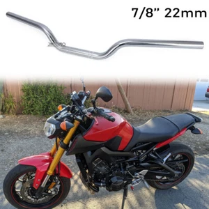 For YAMAHA FZ09 MT-09 2014-2020 Motrocycle 7/8" 22mm Handlebars Tracker Drag Bar - Picture 1 of 10
