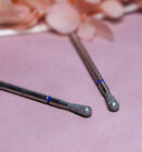 Nail Drill Bits Diamond Blue Medium 33Mm Pear Cuticle Clean Manicure 1Pc