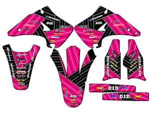 2003-2008 KX 250 RACE SERIES Pink Senge Graphics Kit Compatible with Kawasaki - Picture 1 of 10