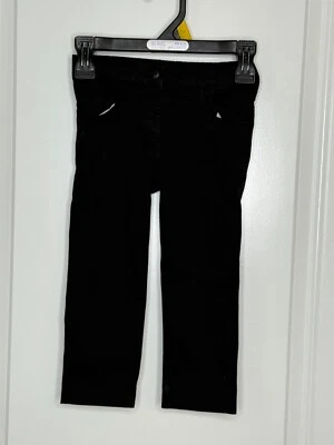 Pantalones de algodón negros Janie and Jack para niñas talla 2t Foto 1 de 4