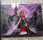 19x25cm BLOOD MOON Canvas Plaque by Anne Stokes