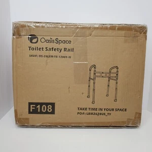 Oasis Space Stand Solo WC Sicurezza Bagno Binario Resistente Regolabile F108 - Foto 1 di 10