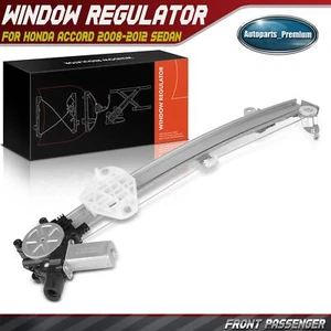Regulador de ventana eléctrica para pasajero delantero con motor para Honda Accord 2008-2012 sedán - Imagen 1 de 8