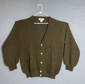 Peru Unlimited Serrana’s 100% Alpaka Strickjacke Pullover Opa Boxy Herren L Grün - Bild 1 von 17