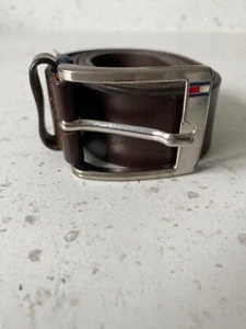 TOMMY HILFIGER Cinturón Cuero Marrón Talla 40 (ref 12) - Imagen 1 de 8