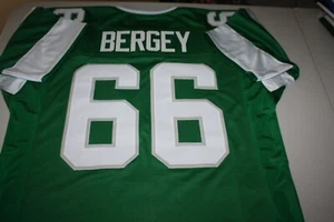 CAMISETA RETRO VERDE CASA COSIDA BILL BERGEY #66 TALLA XL  - Imagen 1 de 2