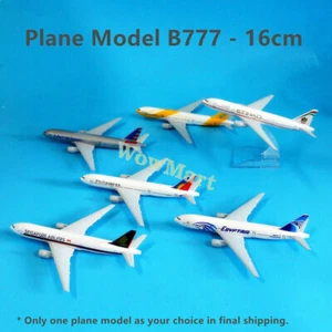 Quality Alloy Metal Boeing 777 Plane Model Various Airlines Collection 16cm - Picture 1 of 108