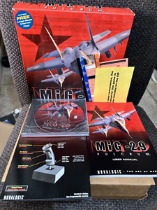 Novalogic MIG-29 Flight WarSimulator Fulcrum Windows 95 PC Flying Video Game NEW - Picture 1 of 6