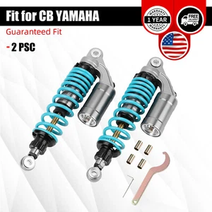 (1Pair)  Motorcycle 12.5'' 320mm Air Rear Shock Absorber Suspension Universal - Picture 1 of 5