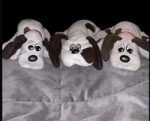 Vintage 1985 Mini Plush Pound Puppy Lot of 3 Tonka - Picture 1 of 2