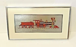 TRENO METALLICO CON CORNICE GIOVE 1868 13 x 7,5 pollici - Foto 1 di 5