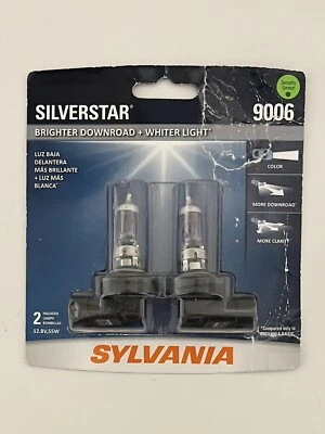 Sylvania 9006 SilverStar Halogen High Performance Headlight Pair Set 2 Bulbs - Image 1 of 4