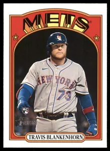 2021 Topps Heritage #691 Travis Blankenhorn RC - Picture 1 of 2