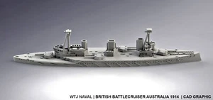 1:2400 HMS Australia 1914 - Imagen 1 de 3