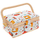  Fabric Storage Box Indoor Decor Woven Basket Knitting Project Household