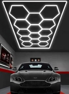 Luces LED para Garage Oficina Negocio barberia HEXAGONAL 6500 L - Picture 1 of 3