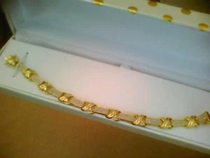 NEW Diamond Accent 18KT Gold Plated Bracelet - Picture 1 of 6
