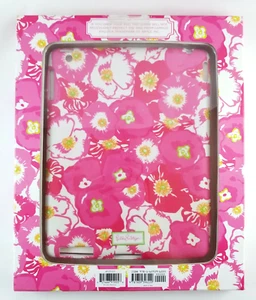 Lilly Pulitzer iPad 2 Cover Scarlet Begonia Pink White Flowers - Picture 1 of 5