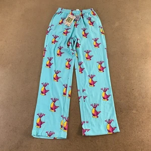 Briefly Kids Size 8 Blue Duke Dinosaur Printed Pajama Lounge Pants NWT - Picture 1 of 5