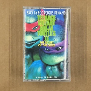 SECRET OF THE OOZE Cassette Tape SOUNDTRACK TMNT 90s PROMO RELEASE VANILLA ICE - Picture 1 of 7