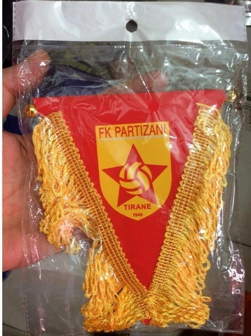 FK Partizani Football Soccer Flag Car Pennants from Albania Cover