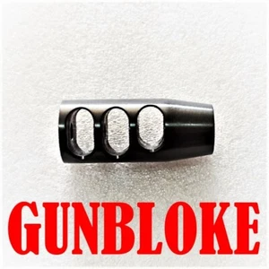 TIKKA T1X - MAX-TAC3 MUZZLE BRAKE 1/2x20 or 1/2x28 - 17HMR/22LR/22WMR - Picture 1 of 5