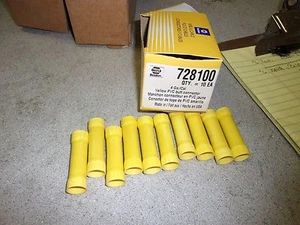 NEW Napa 728100 4Ga Yellow PVC Connectors, Pack of 10 *FREE SHIPPING* - Picture 1 of 1