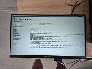 Moniteur LED fin Full HD 21,5" Hannspree HC225HFB - HDMI - VGA - Haut-parleurs - Photo 1/10