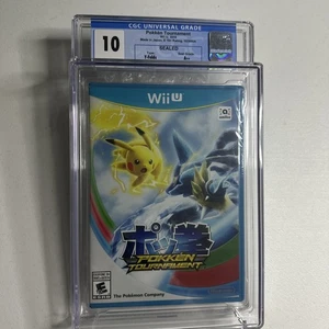 🔥 Pokkén Tournament CGC 10 💎 Graded USA Nintendo Wii U A++ Sealed Pokémon - Picture 1 of 4