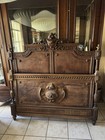 Extremely Rare French Antique Bed Frame from late 1800s , Full size