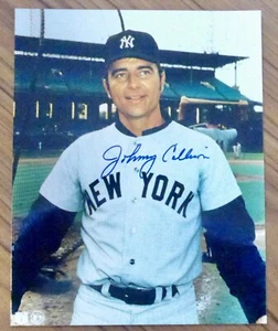 JOHNNY CALLISON Dec. 2006 auto signed 8x10 photo New York Yankees 1972-73 - Picture 1 of 1