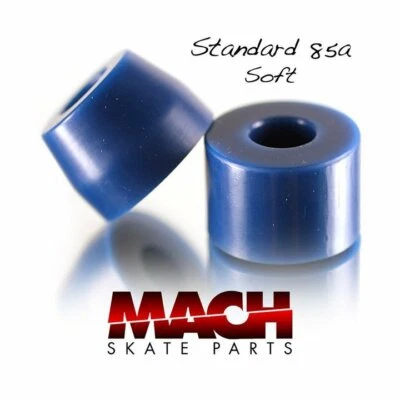 MACH Skateboard Bushings Set Lenkgummis 85A blue Skateboard / Trucks Achse WEICH
