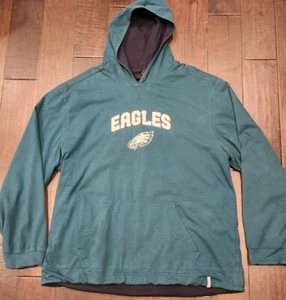 Reebok Philadelphia Eagles Reversible Hoodie - Men's 2XL - NFL Football - Picture 1 of 6