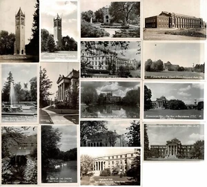 Lot of 15 RPPC Iowa State College Ames IA 1940s Real Photo Postcard - Picture 1 of 3
