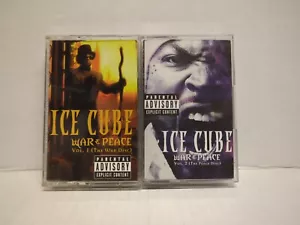 Ice Cube, War & Peace 1&2 KASSETTEN expliziter Text RC01 - Bild 1 von 6