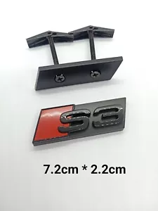 S3 logo Audi3 front grille emblem glossy black A3 S3 - Picture 1 of 4