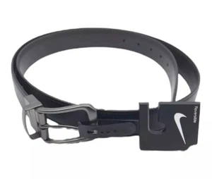 Nike Reversible Golf Dress Belt Men's Size 42 Brown Black Synthetic Leather New - Picture 1 of 1