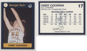 1991 Collegiate Collection Georgia Tech Cindy Cochran #17