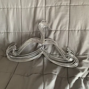 Mustache Wire Clothes Hangers (By GAMAGO) LOT OF 16 PIECES! - Picture 1 of 4