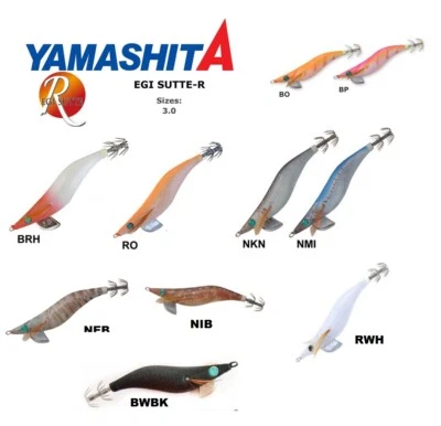 YAMASHITA - MARIA Tintenfisch Yamashita Egi Sutte R 3.0 Eging Fischen Squid Jig Turlutte