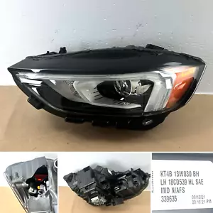 2019-2024 FORD EDGE HEADLIGHT CHROME W/ LED ACCENT NON-AFS LEFT OEM *DAMAGED TAB - Picture 1 of 17