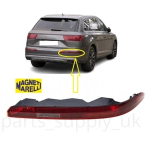 FOR AUDI Q7 (4M) 15-19 REAR BUMPER LOWER TAIL LIGHT LAMP RIGHT MAGNETI MARELLI - Picture 1 of 3