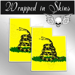 Calcomanías Don't Tread on Me Gadsden State Flag Utah pegatinas elige talla paquete de 2 cl - Imagen 1 de 1
