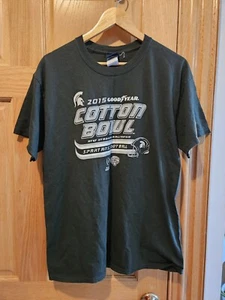 Michigan State Spartans Football Cotton Bowl Champions T-Shirt Size Large - Picture 1 of 3
