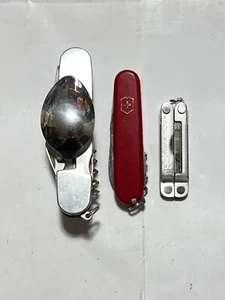 3 Pocket knives/Multi Tools- Victorinox - Leatherman Micra -Winchester Hobo - Picture 1 of 10