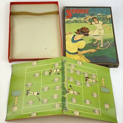 Vintage Chad Valley Harborne England Sinnet Board Game Boxed A/F - Image 1 of 4