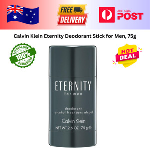 CK ETERNITY DEODORANT STICK 75ML BY CALVIN KLEIN FOR MEN’S ALCOHOL FREE PERFUM